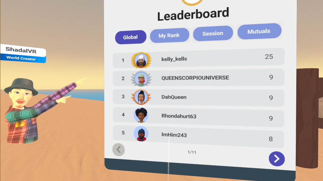 Meta Horizon Worlds - Hi-Lo Card Game