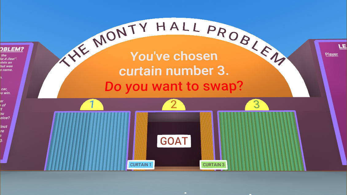Meta Horizon Worlds - The Monty Hall Problem