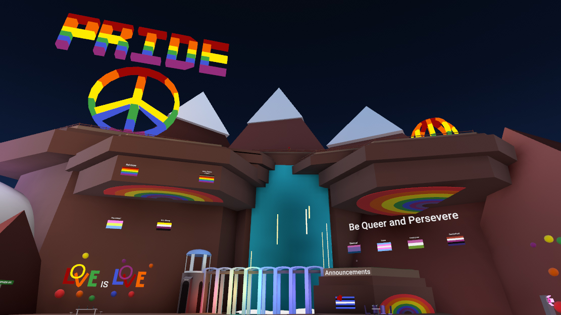 Meta Horizon Worlds - Rainbow Reality Labs Mt. Pride 2021