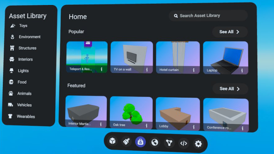 Update v109 Popular Assets - Meta Horizon Worlds